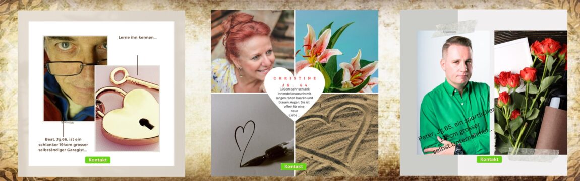 Unsere Singles, Beat, Christine und Peter