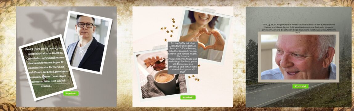 Unsere Singles, Patrick, Doris und Alois